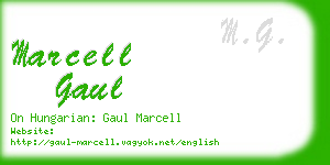 marcell gaul business card